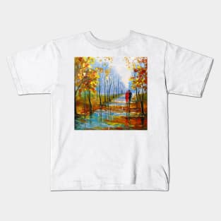 Autumn walk Kids T-Shirt